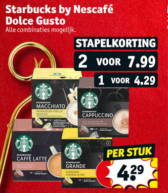 Kruidvat Starbucks by Nescafe Dolce Gusto aanbieding