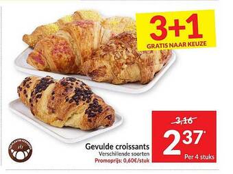 Intermarché Gevulde Croissants aanbieding