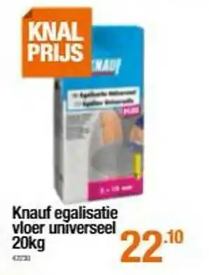 Cevo Knauf Egalisatie Vloer Universeel 20kg aanbieding