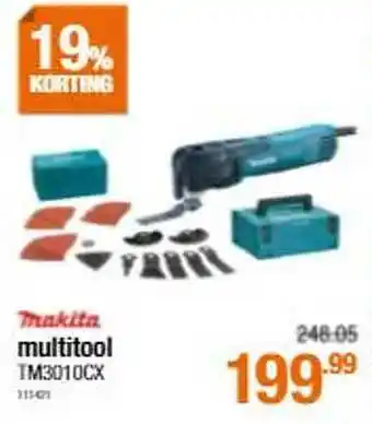 Makita Multitool 19% Korting