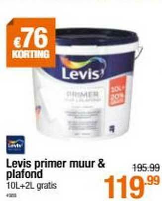Cevo Levis Primer Muur & Plafond aanbieding