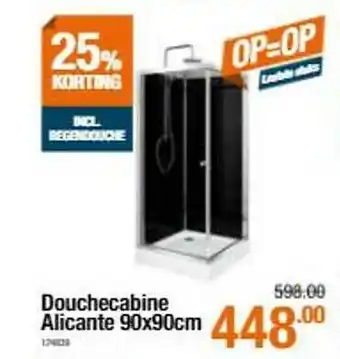 Cevo Douchecabine Alicante 90x90 Cm aanbieding