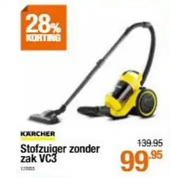 Cevo Karcher Stofzuiger Zonder Zak Vc3 28% Korting aanbieding