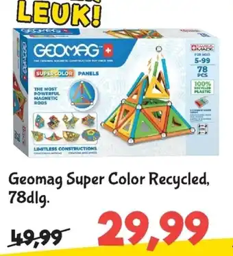 Geomag Super Color Recycled, 78dlg