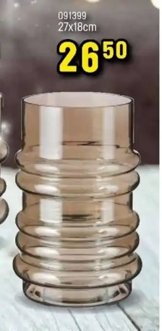 Happyland Vaas riga glas 27x18cm aanbieding