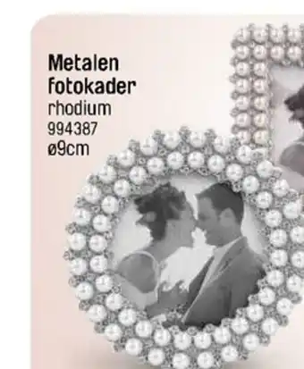 Happyland Metalen fotokader rhodium 9cm aanbieding