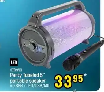 Happyland Party tubeled 5'' portable speaker aanbieding