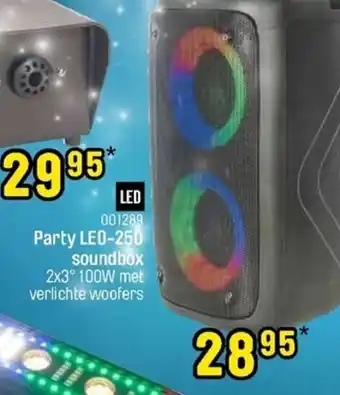 Happyland Party LEO-250 soundbox aanbieding