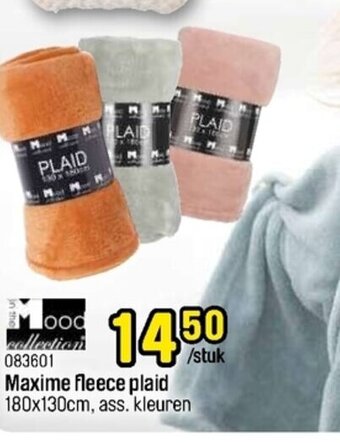 Maxime fleece plaid 180x130cm