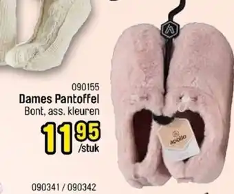 Happyland Dames pantoffel bont aanbieding