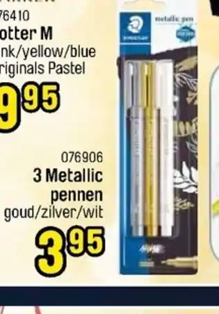 3 Metallic pennen