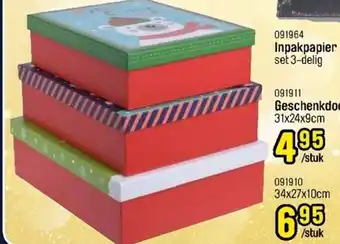 Happyland Geschenkdoos 34 x 27 x 10cm aanbieding