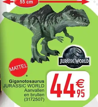 Cora Giganotosaurus Jurassic World 55cm aanbieding