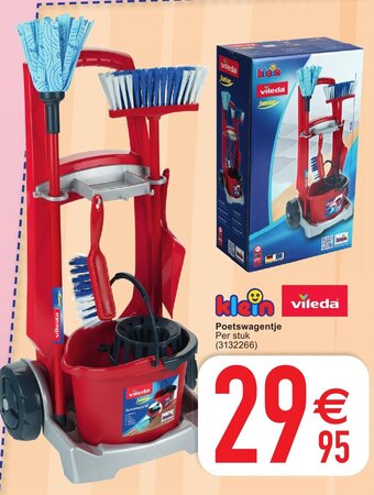 Cora Klein Poetswagentje aanbieding
