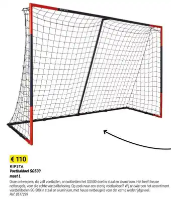 Decathlon Kipsta voetbaldoel SG500 maat L Ref. 8517299 aanbieding