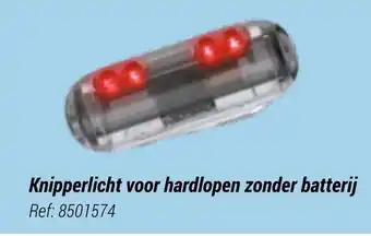 Decathlon Knipperlicht voor hardlopen zonder batterij Ref. 8501574 aanbieding
