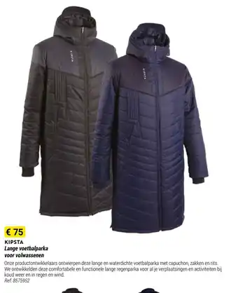 Decathlon Kipsta langw coetvalparka voor volwassenen Ref. 8575952 aanbieding