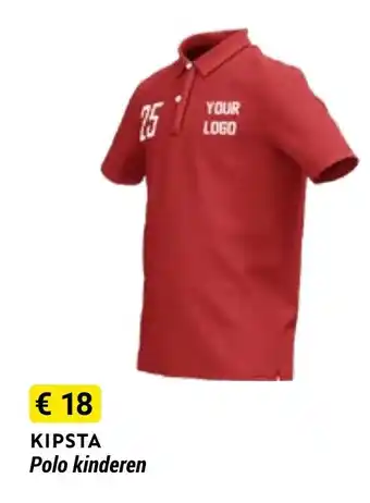 Decathlon Kipsta polo kinderen aanbieding