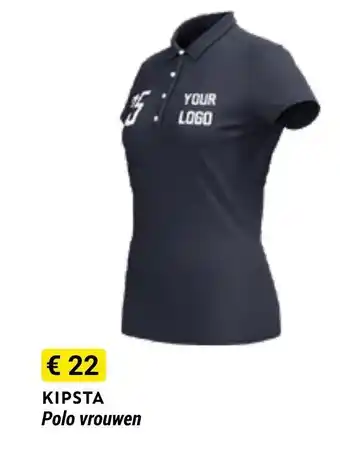Kipsta polo vrouwen