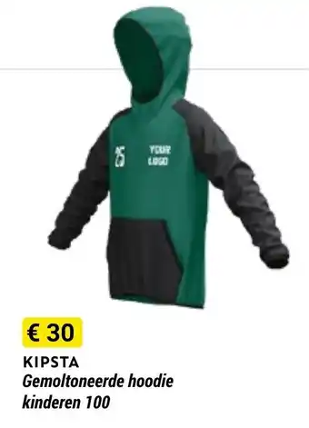 Kipsta gemoltoneerde hoodie kinderen 100