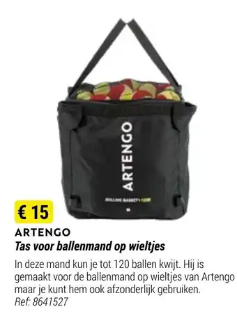 Artengo tas voor bellenmand op wieltjes Ref. 8641527