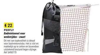 Decathlon Perfly badmintonnet voor wedstrijden-zwart Ref. 8490775 aanbieding