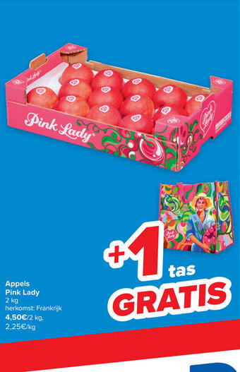 Carrefour Appels Pink Lady 2 Kg aanbieding