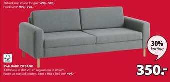 Jysk Svalbard Zitbank B201xH81XD87cm aanbieding
