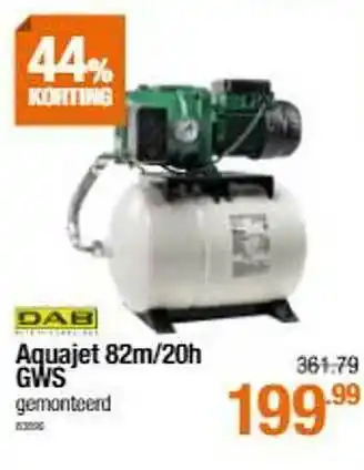 Cevo Aquajet 82m-20h Gws aanbieding