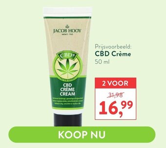Jacob Hooy CBD Creme 50ml