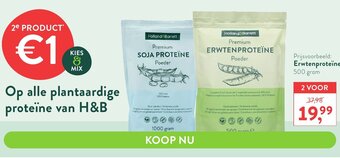 Holland & Barrett Erwten Proteine 500 Gram aanbieding