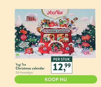 Holland & Barrett Yogi Tea Christmas Calendar 24 Theezakjes aanbieding