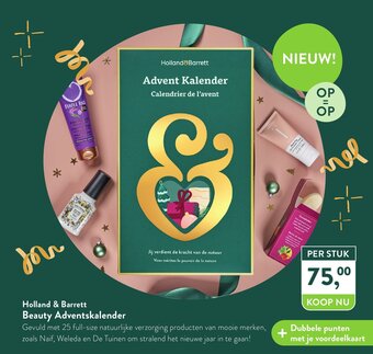 Holland & Barrett Holland & Barrett Beauty Adventskalender aanbieding