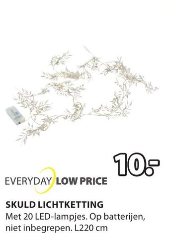 Jysk Skuld Lichtketting aanbieding