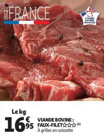 Auchan Viande Bovine: Faux-Filet aanbieding