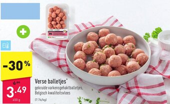ALDI Verse Balletjes 450g aanbieding