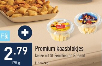 ALDI Premium Kaasblokjes 175g aanbieding