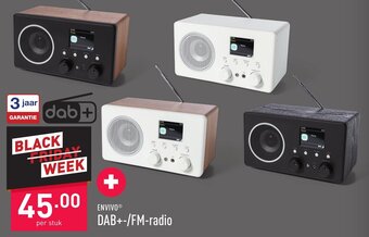 ALDI Envivo DAB+-/FM-Radio aanbieding