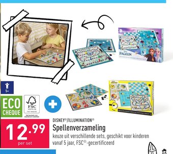 ALDI Disney / Illumination Spellenverzameling aanbieding