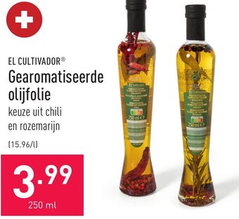 ALDI El Cultivador Gearomatiseerde Olijfolie 250ml aanbieding