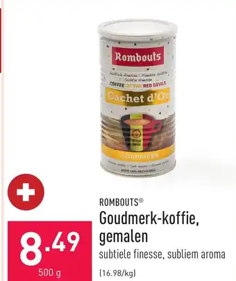 Rombouts Goudmerk-Koffie Gemalen 500g