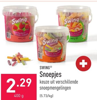 ALDI Swing Snoepjes 400g aanbieding