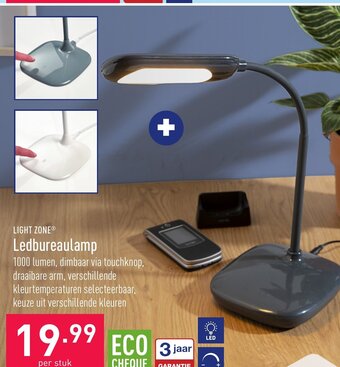 ALDI Light Zone Ledbureaulamp aanbieding