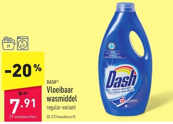ALDI Dash Vloeibaar Wasmiddel aanbieding