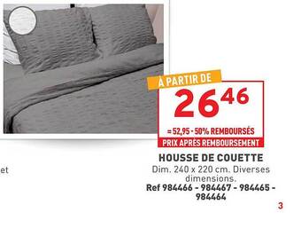 Housse de couette