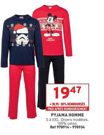 Pyjama homme
