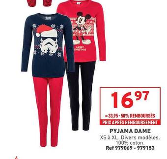 Trafic Pyjama dame aanbieding