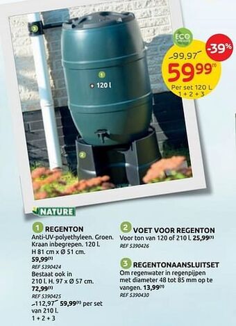 Brico Regenton aanbieding