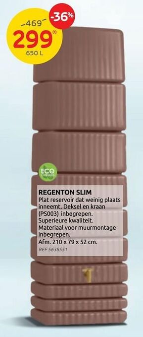 Brico Regenton slim aanbieding