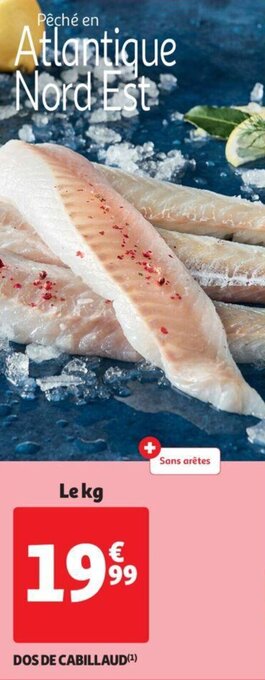 Auchan Dos De Cabillaud aanbieding